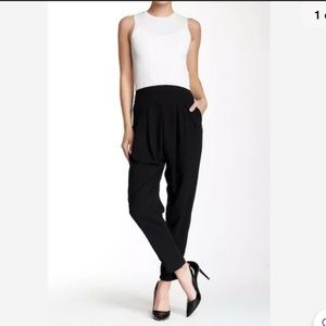 VERTIGO Black Drop Crotch Slacks Size M